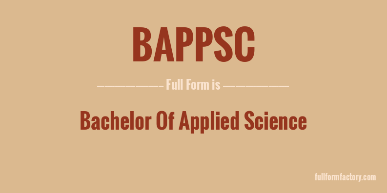 bappsc-full-form