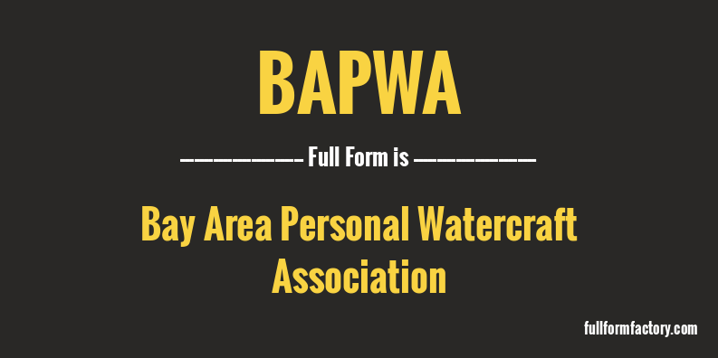 bapwa-full-form