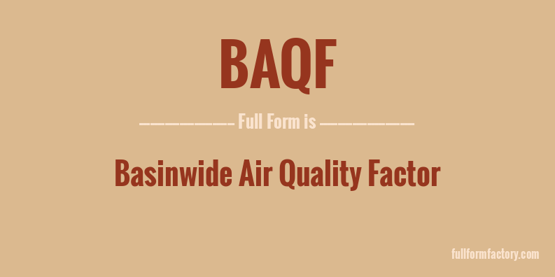 baqf-full-form