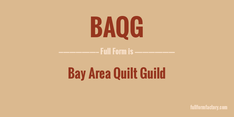 baqg-full-form
