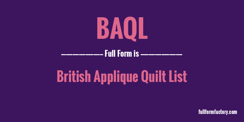 baql-full-form
