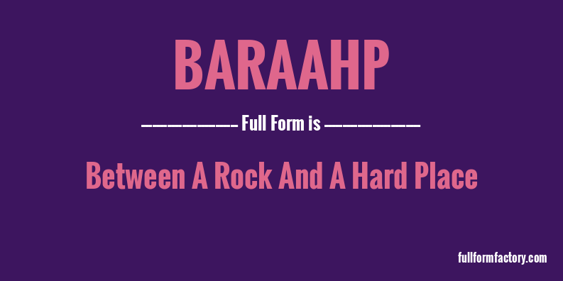 baraahp-full-form