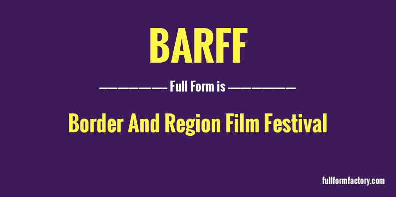 barff-full-form