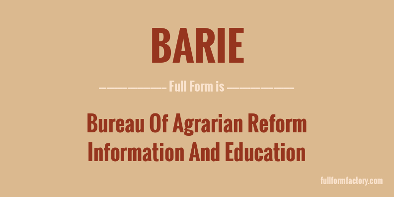 barie-full-form