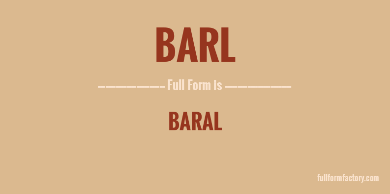 barl-full-form
