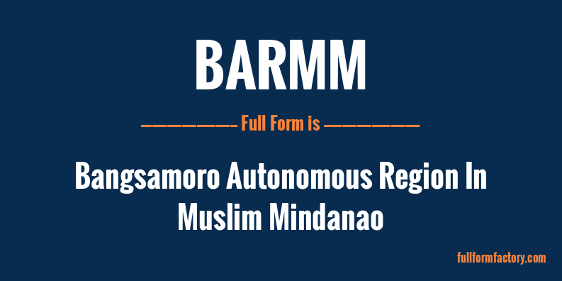 barmm-full-form