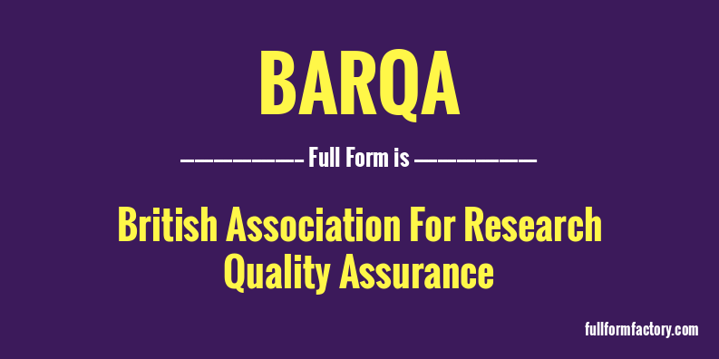 barqa-full-form