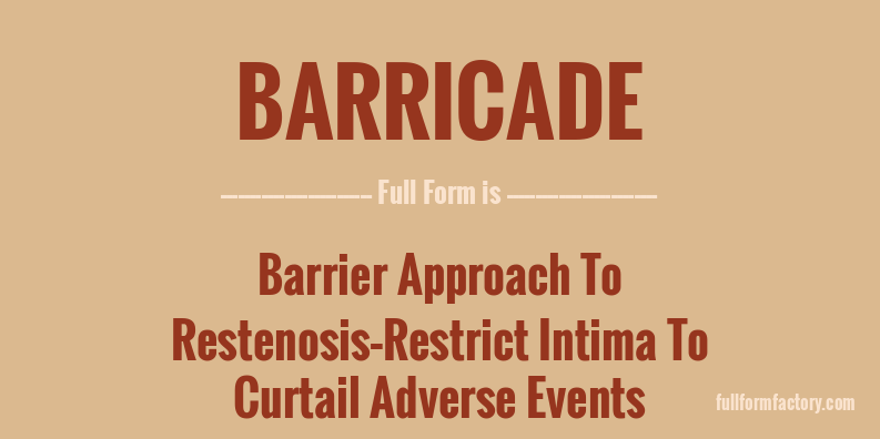 barricade-full-form