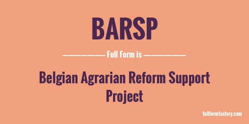 barsp-full-form