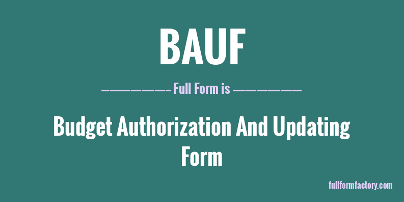 bauf-full-form