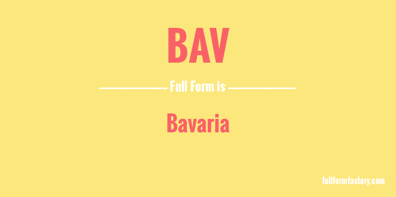 bav-full-form