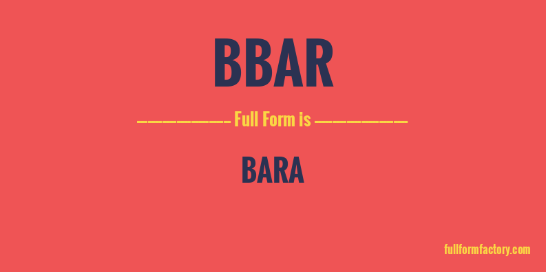 bbar-full-form