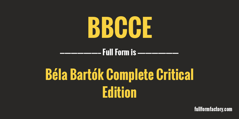 bbcce-full-form