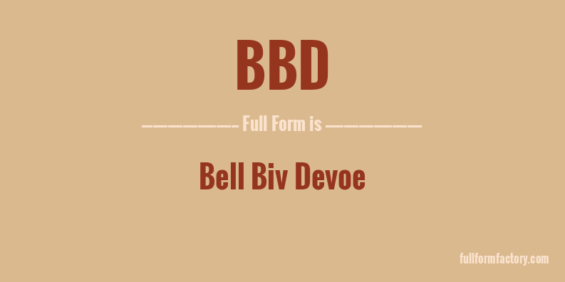 bbd-full-form
