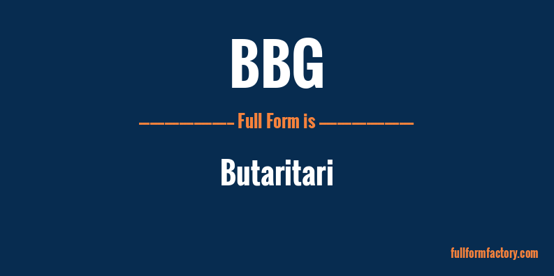 bbg-full-form
