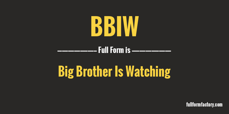 bbiw-full-form