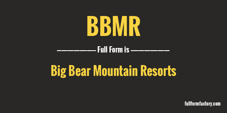 bbmr-full-form