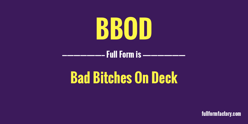 bbod-full-form