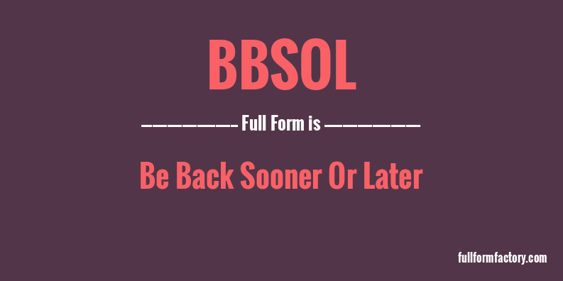 bbsol-full-form