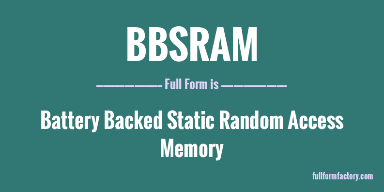bbsram-full-form