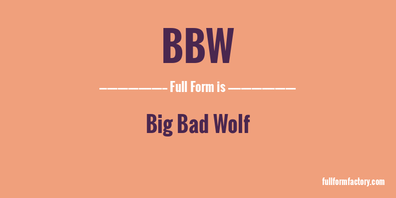 bbw-full-form