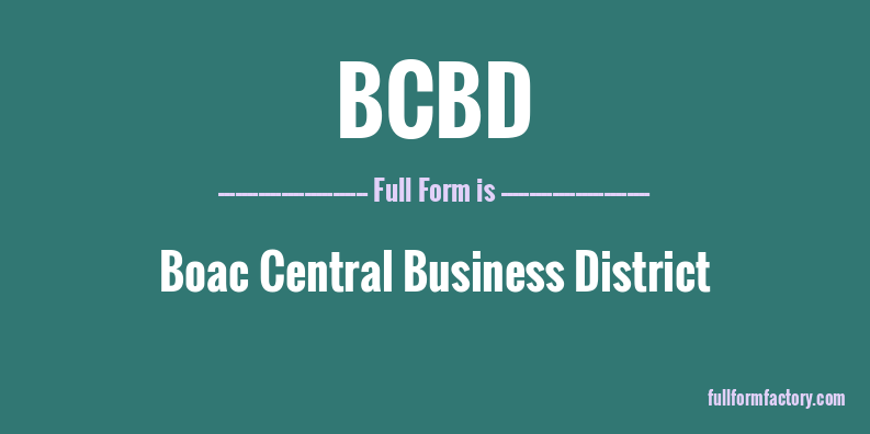 bcbd-full-form