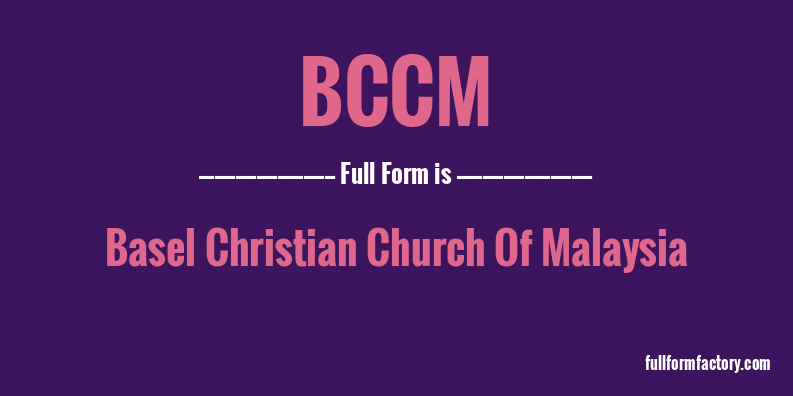 bccm-full-form