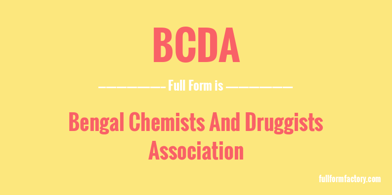 bcda-full-form