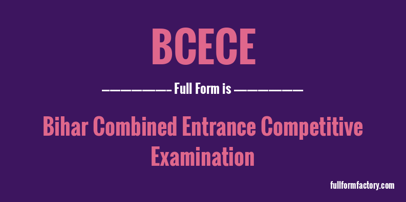 bcece-full-form