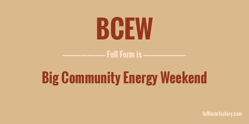 bcew-full-form