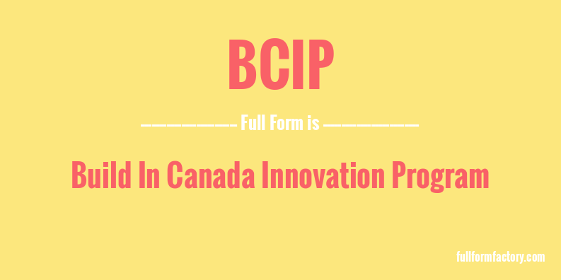 bcip-full-form