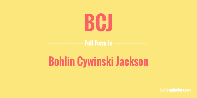 bcj-full-form