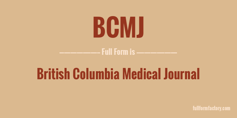 bcmj-full-form