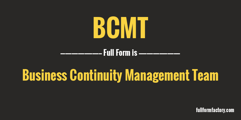 bcmt-full-form