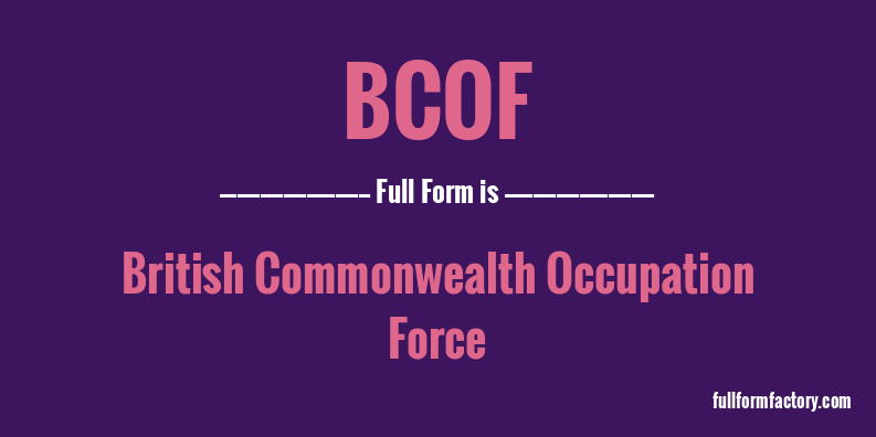 bcof-full-form