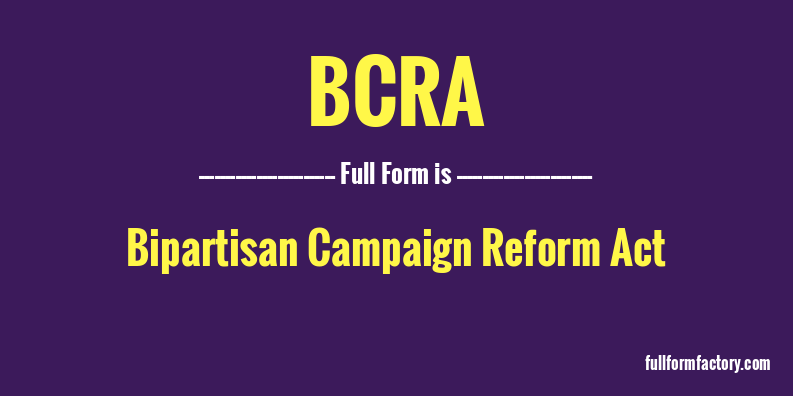 bcra-full-form