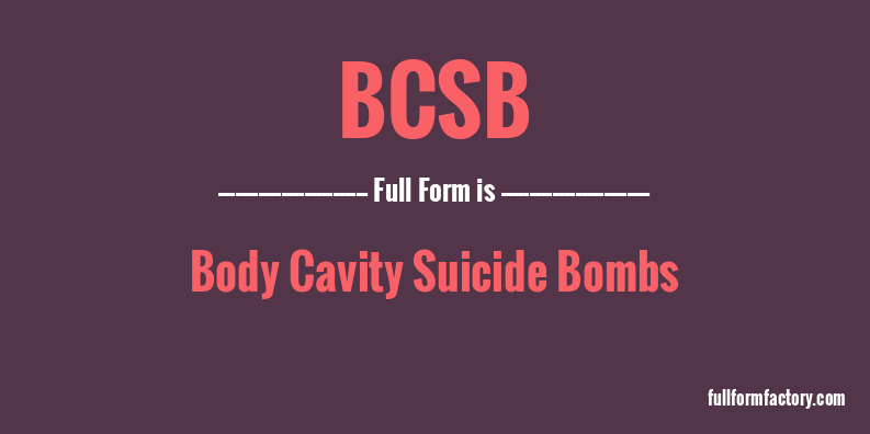 bcsb-full-form