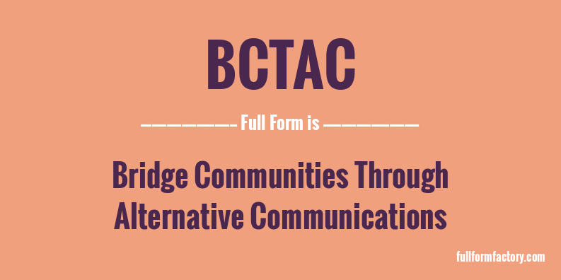 bctac-full-form
