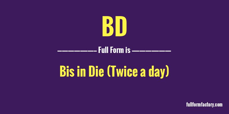 bd-full-form