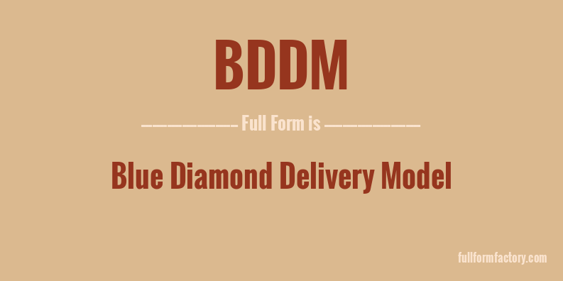 bddm-full-form