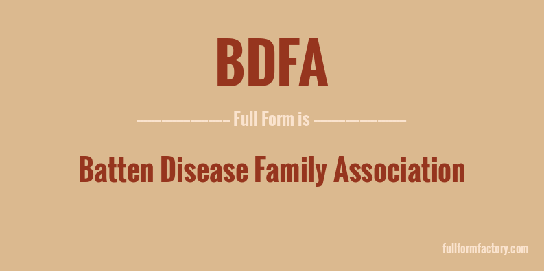 bdfa-full-form