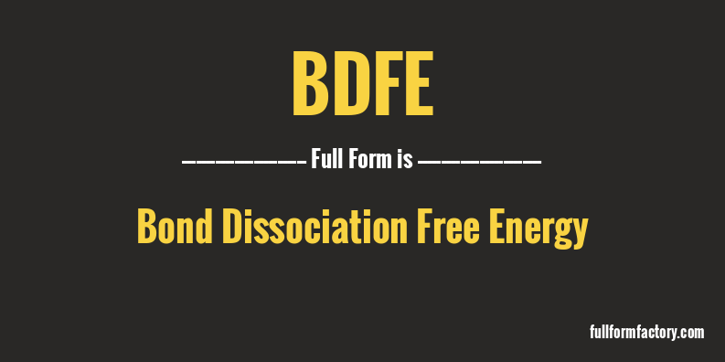 bdfe-full-form