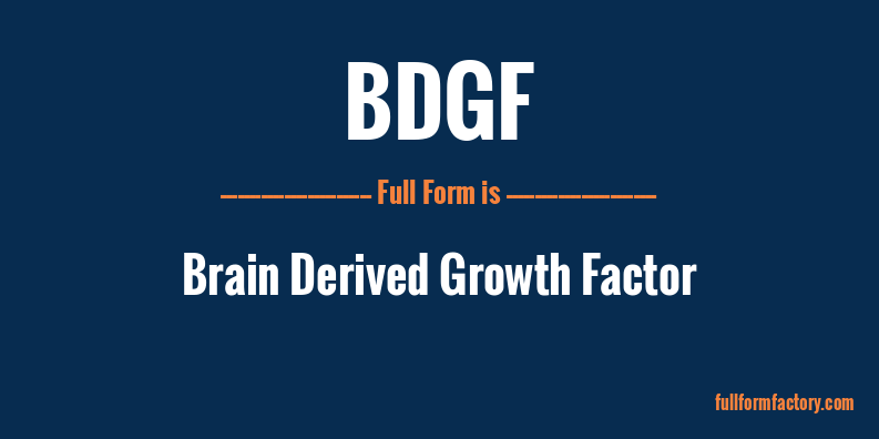 bdgf-full-form