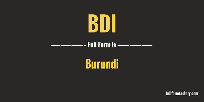 bdi-full-form