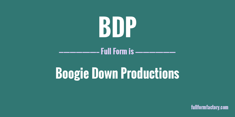 bdp-full-form