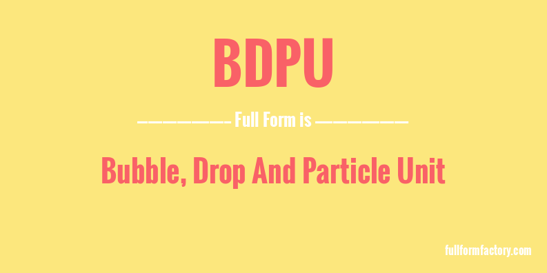 bdpu-full-form