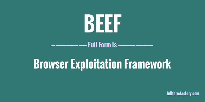 beef-full-form