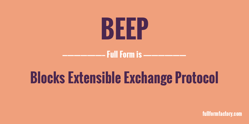 beep-full-form