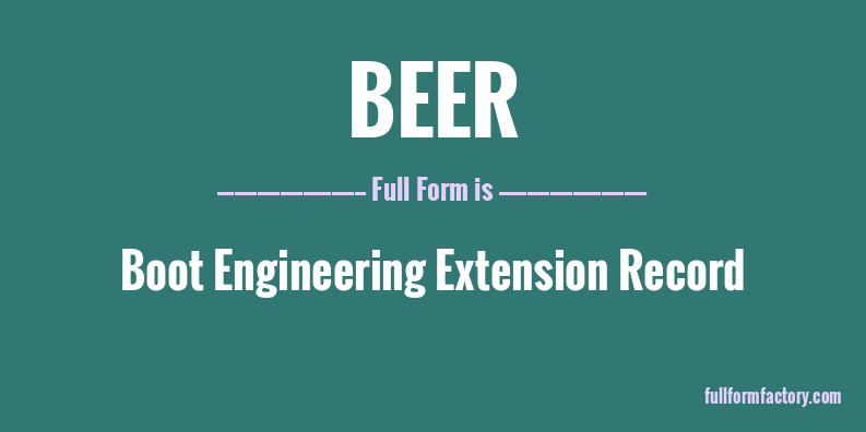 beer-full-form