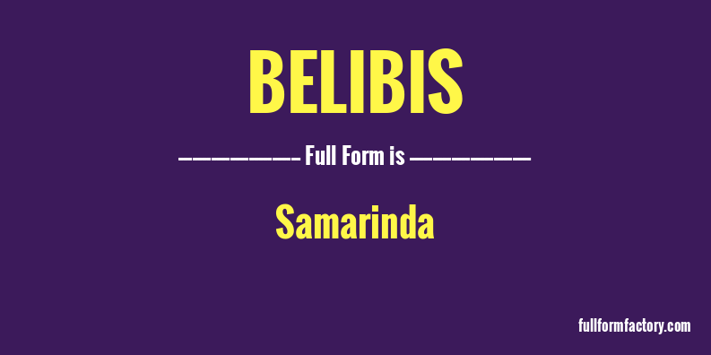 belibis-full-form
